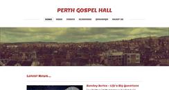 Desktop Screenshot of perthgospelhall.com